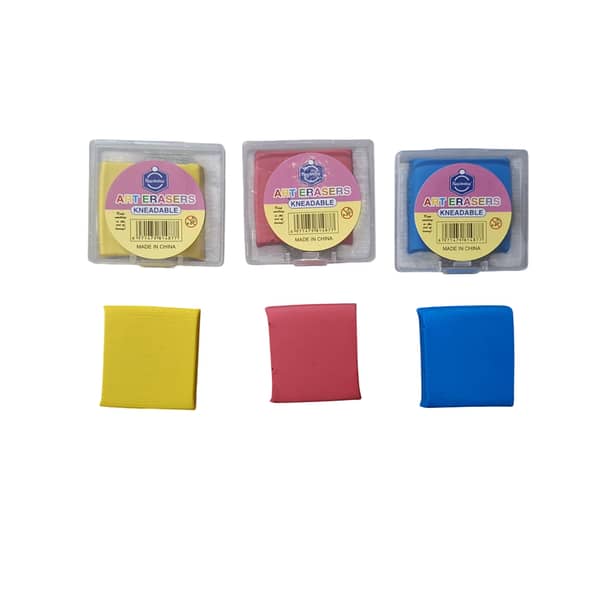 Keep Smiling Kneadable Eraser In Plastic Box - 1 Pc
