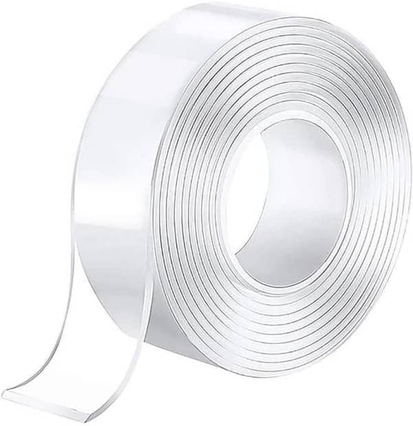 3 Meter Nano tape (Double sided Washable silicon Transparent tape) Transparent Waterproof tape