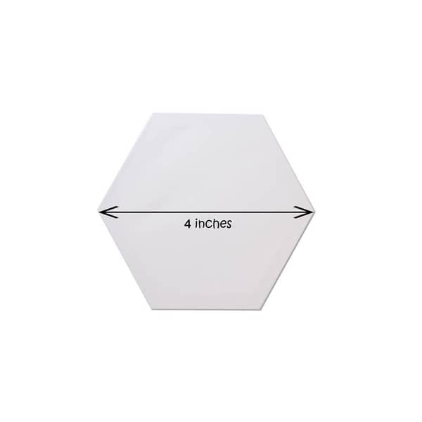 1 Piece Of 4X4 Inches hexagon Canvas For Painting - 4 x 4 hexagon Canvas Board