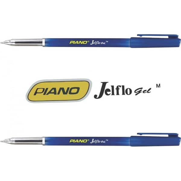 One Pack of PIANO Jelflo Ball Point Pens (10 Pcs)