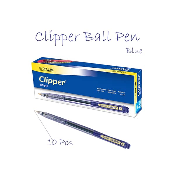Dollar Ball Pen, Original Clipper Ball Pens, Ball Points, Blue, Red, Green & Black Color Ball Pen, Ball Pen, Best BallPoint Pen, 10 Pcs Pack Ball Point