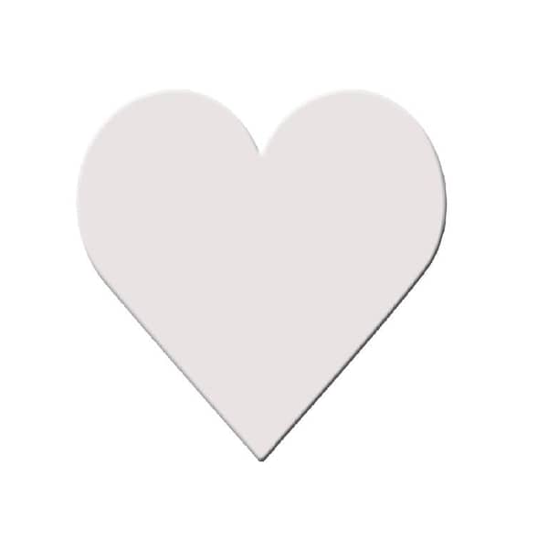 1 Piece Of 4X4, 6x6, 8x8, 12x12 Inches 100% Cotton Primed Stretched Heart Shaped 4 x 4 - 6 x 6 - 8 x 8 - 12 x 12 Shaped Canvas Board For Acrylic & Oil Painting