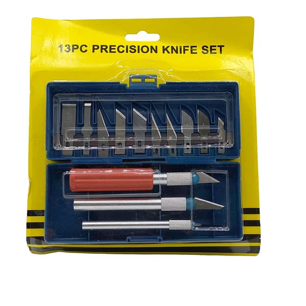13 pcs Pen Cutter Precision Knives x-acto knife Exacto Style Hobby Pen Knife For Crafts Art Cutting Tool Pen Knife Set of 13 Pen Cutter Precision Knives Extractor Style Hobby For Crafts Art Cutting Chisel Tool Sculptor Paper Carving Polymer Clay