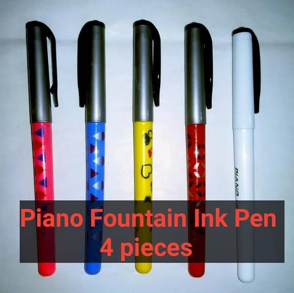 Piano Fountain Ink Pen Pack of 4