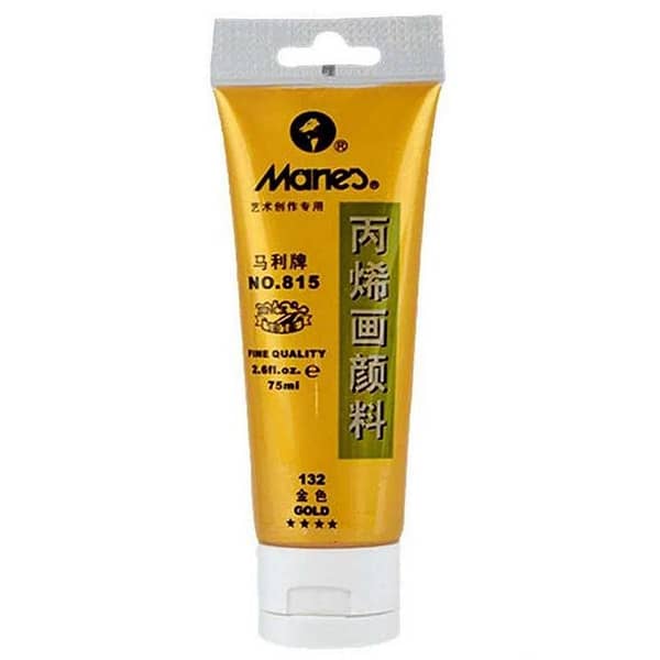 Marie's 75ml Acrylic Colors Paint Tubes-132 Gold