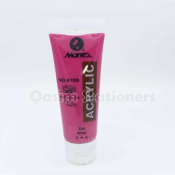 Marie's 75ml Acrylic Colors Paint Tubes-336 Rose