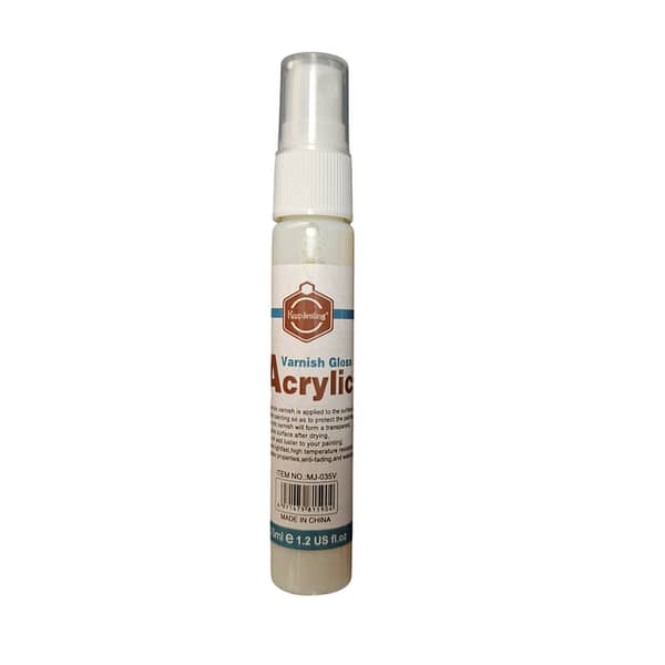 Keep Smiling Acrylic Gloss Varnish 35ml Spray Bottle