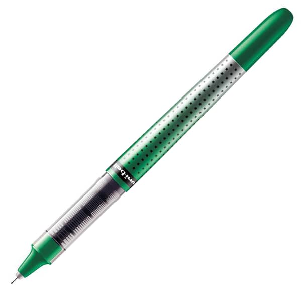Uni-Ball UB-185S 0.5mm Tip Micro Point Eye Needle Stainless Steel Pen - 2 pc