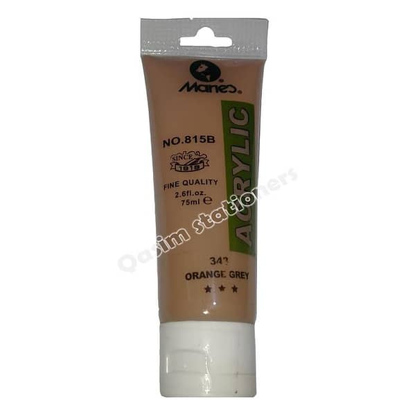 Marie's 75ml Acrylic Colors Paint Tubes-343 Orange Grey