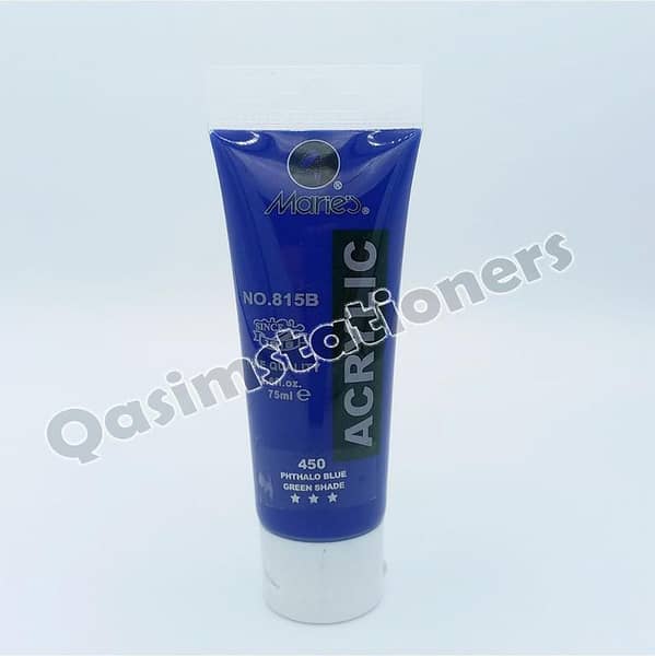 Marie's 75ml Acrylic Colors - Phthalo Blue Green Shade