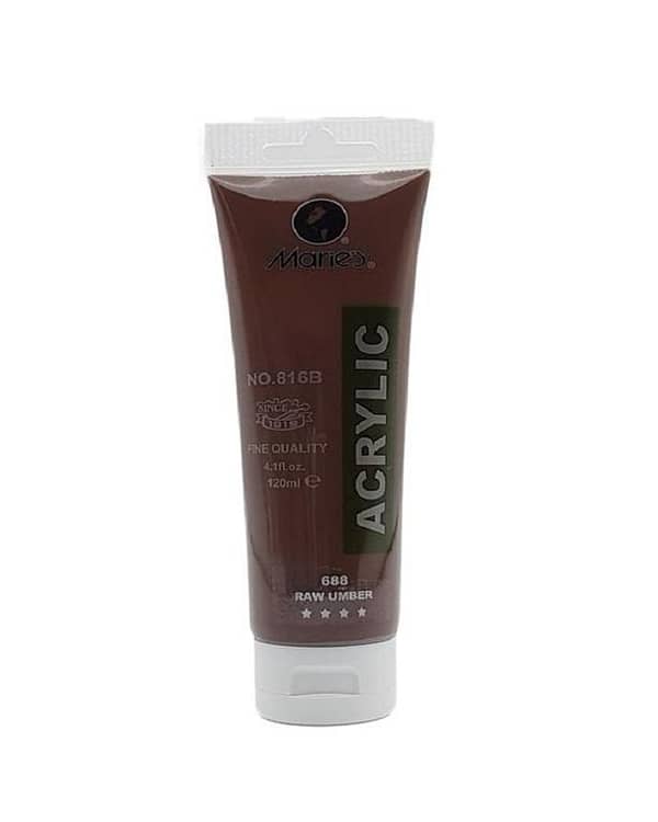 Marie's 75ml Acrylic Colors - Raw Umber (688)
