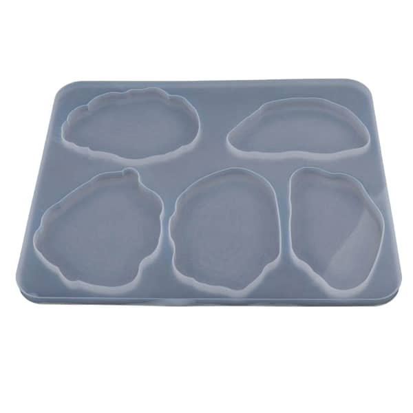 Silicone Coaster Cup Mat Silicone Molds For Crystal Epoxy Resin Digital Pendant Model Supplies 3D DIY Silicone Molds