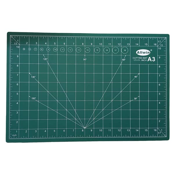A3 Paper Cutting Mat Self Healing Printed Grid Design NonSlip Framing Surface