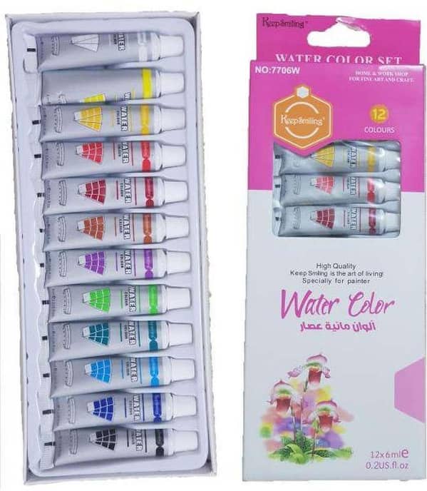 Keep Smiling Water Colors - Pack Of 12