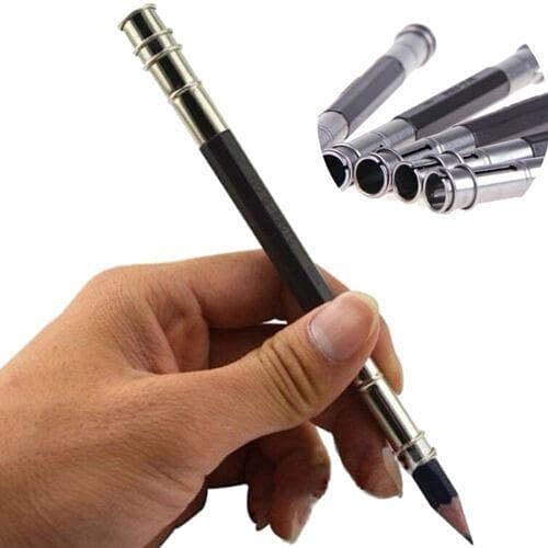 Adjustable Dual Head Pencil Extender Holder