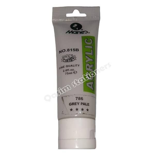 Marie's 75ml Acrylic Colors Paint Tubes-786 Grey Pale