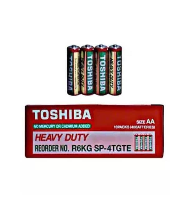 Toshiba Original Heavy Duty Cells AA 20 Pieces