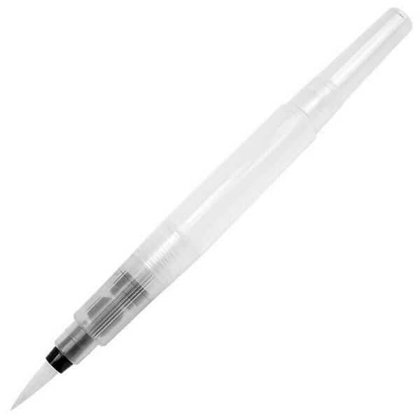 1pc Water brush Water Tank Calligraphy Flat Brush Pen Soft Water Coloring Brush Pens For Painting Sketch Painting Water Soluble Pencils Markers - Imported
