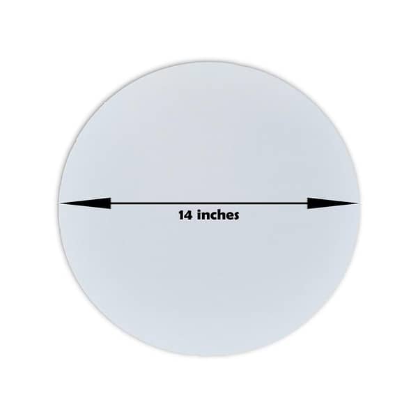 1 Piece Of 14X14 Inches Round Canvas For Painting - Canvas Board