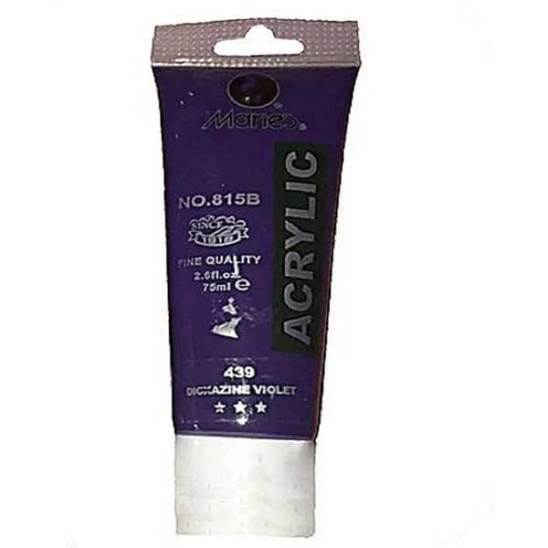 Marie's 75ml Acrylic Colors Paint Tubes-439 Dioxazine Violet
