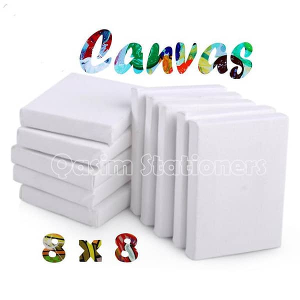 1 Piece Of 8X8 Inches Canvas For Painting - Canvas Board