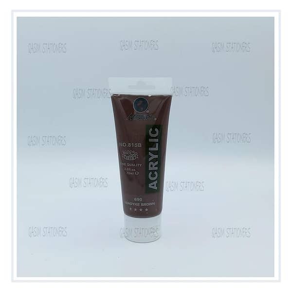 Marie's 75ml Acrylic Colors Paint Tubes-690 Vandyke Brown