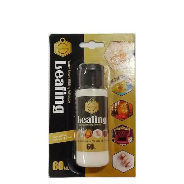 Keep Smiling Leafing Glue 60ml - Good To Use For Gold Leaf - Non Toxic - Adhesiveness