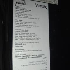 Homeage solar inverter 1800 watt