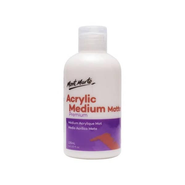 Mont Marte Acrylic Medium - Matte 135ml (4.6oz)