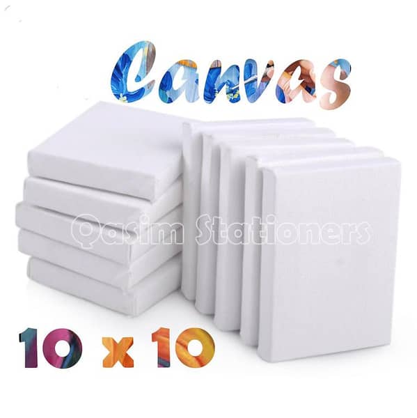 1 Piece Of 10X10 Inches Canvas For Painting - Canvas Board