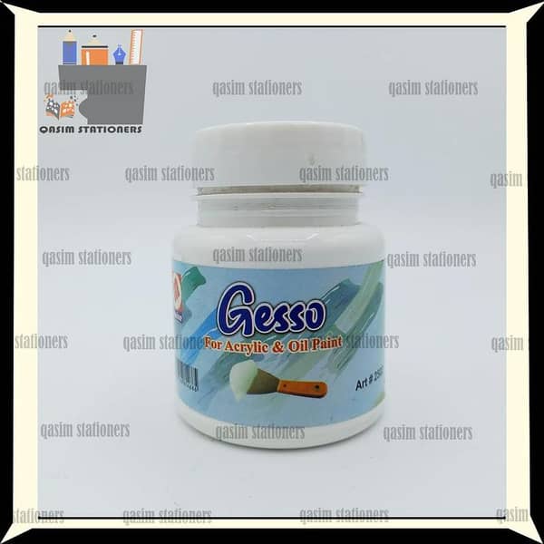 Gesso Primer 250 Ml For Oil and Acrylic