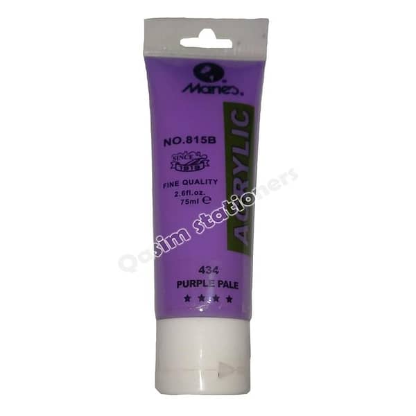 Marie's 75ml Acrylic Colors Paint Tubes-434 Purple Pale