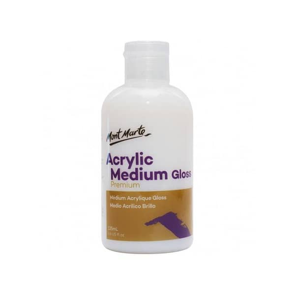Mont Marte Acrylic Medium - Gloss 135ml (4.6oz)