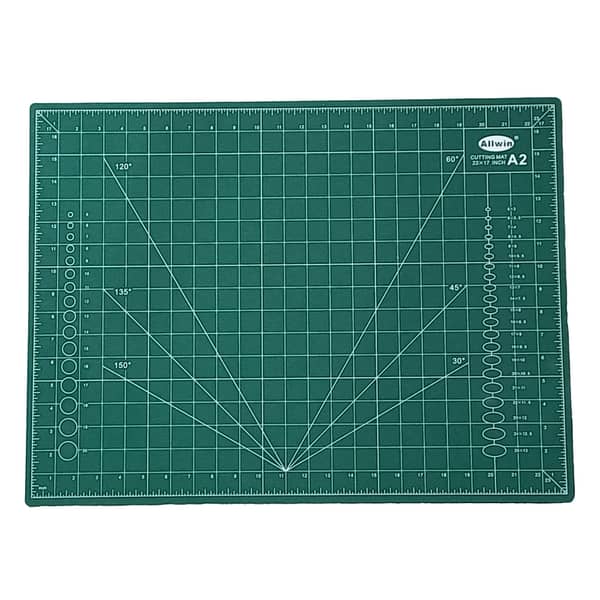 A2 Paper Cutting Mat Self Healing Printed Grid Design NonSlip Framing Surface