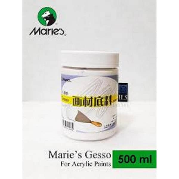 Maries Gesso Primer 500 Ml For Artists