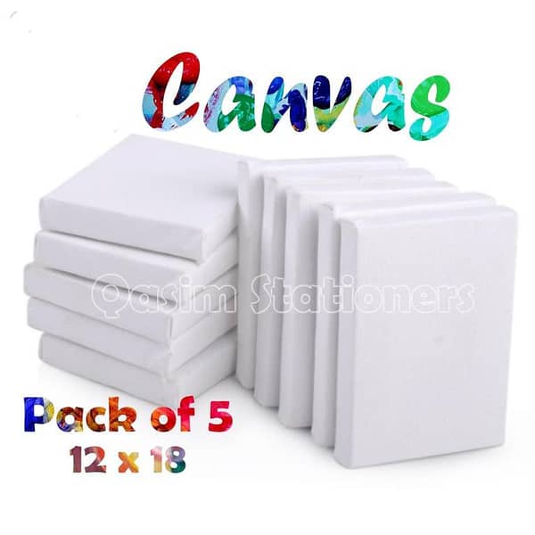 5 Pieces Of 12 X 18 Inches Canvas For Painting 12x18 canvas