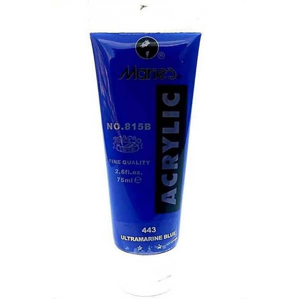 Marie's 75ml Acrylic Colors Paint Tubes-443 Ultramarine