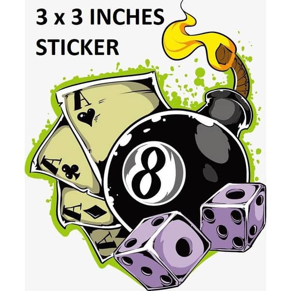 Laptop Sickers - Aesthetic Art Stickers for mobile back, Laptop, diary - Sticker for Laptop 3 x 3 inch