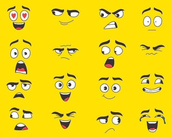Smilee Faces - Pack of 16 Stickers - stickers for mobile - Stickers for laptop  - Journal Stickers - Customize