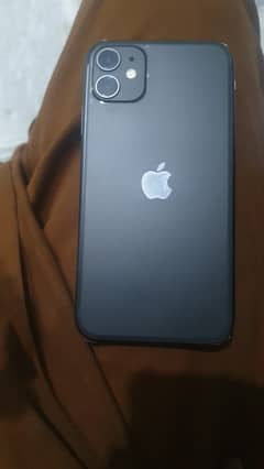 Apple I phone 11 j,v black colour