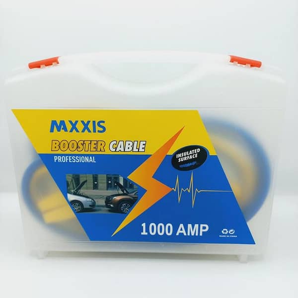 MAXXIS HEAVY DUTY CAR BOOSTER CABLE JUMPER START WIRES – 1000AMP – 19FT