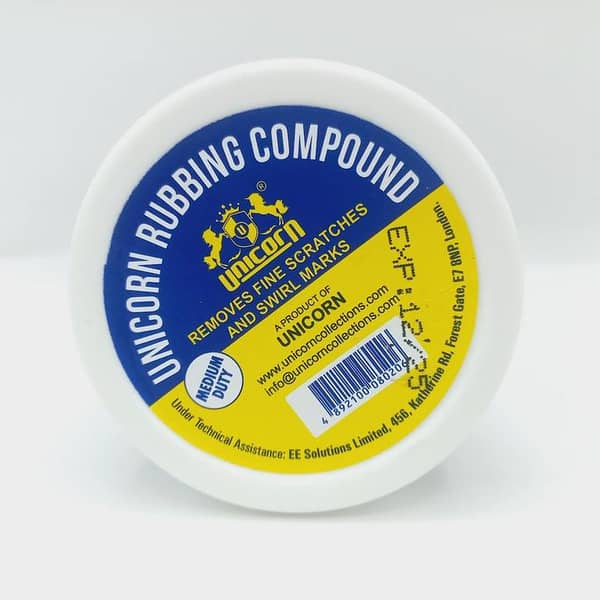 Unicorn RUBBING COMPOUND Clean & Restores Dull Finishes -100g-