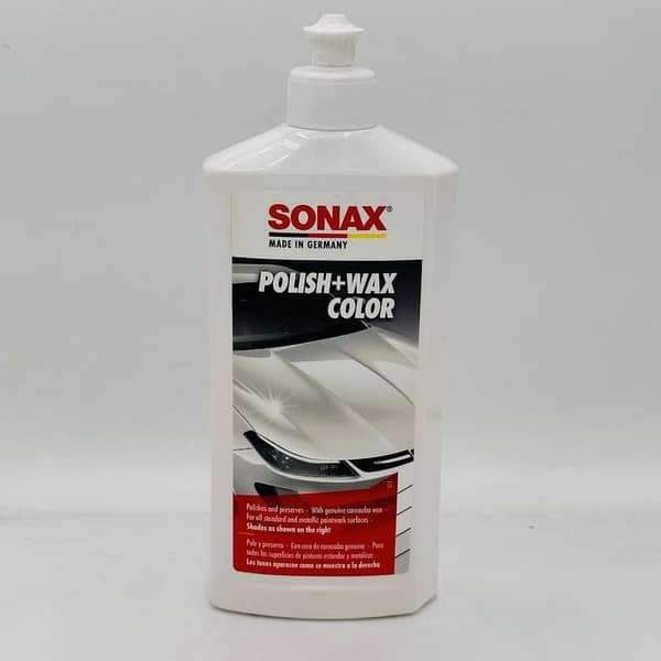 SONAX Polish & Wax Color NANO PRO For White Cars -500ML-
