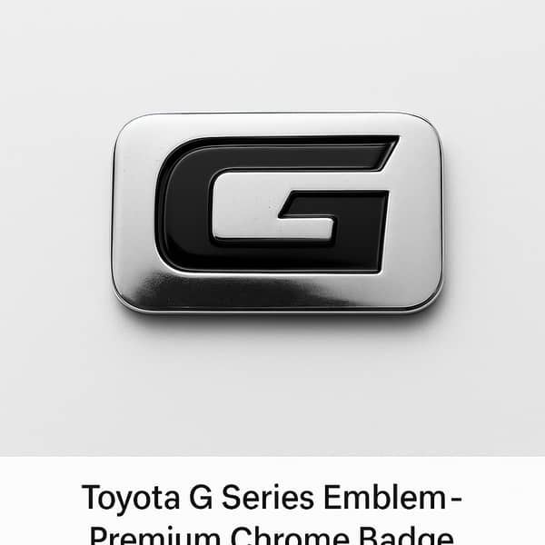 Toyota G Car Emblem -Plastic-
