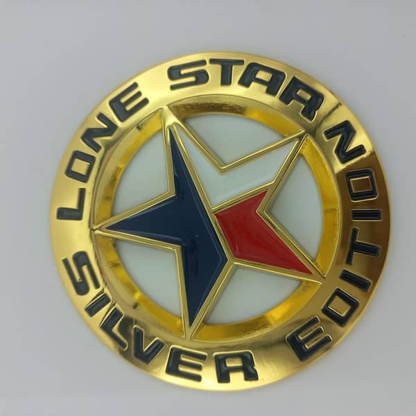 LONE STAR Gold EDITION Texas Emblem Metal