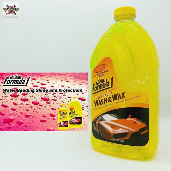 Formula 1 Wash And Wax Carnauba Shampoo -1.9L-
