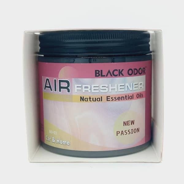 Black Odor Air Freshener Jel For Car And Home -Passion-