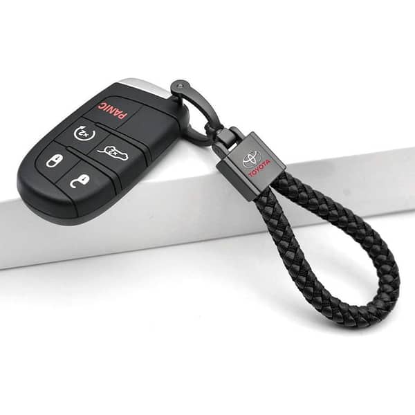 Rope Key Chain With Screw Driver -Toyota -