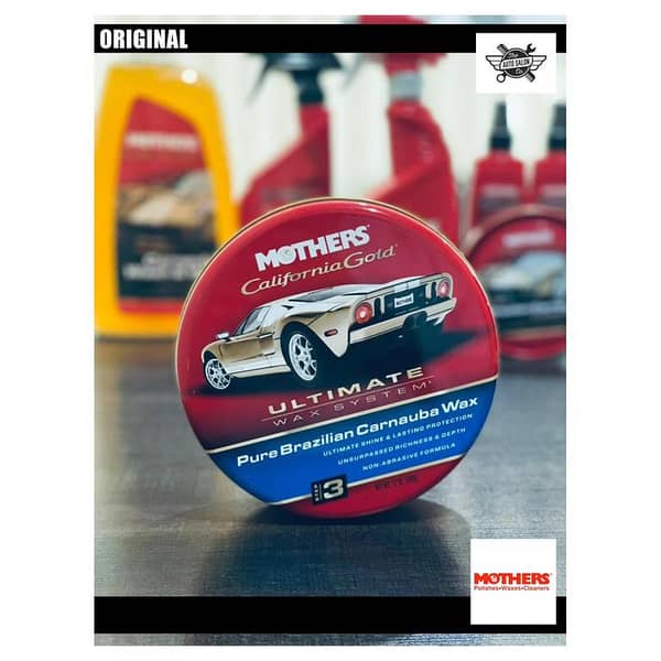 Mothers California Gold Pure Brazilian Carnauba Wax Paste (Ultimate Wax System, Step 3) Polish For Cars