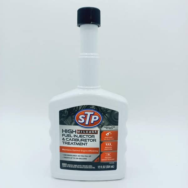 STP High Mileage Petrol Injector And Carburetor Treatment -354ML-